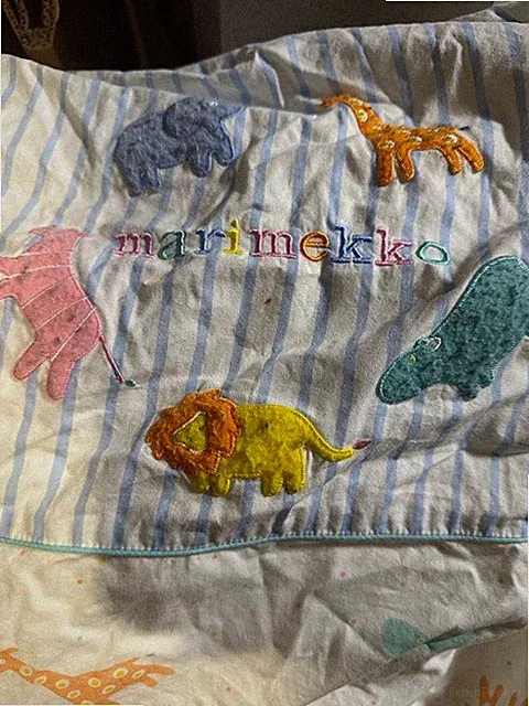 [Final price] marimekko animal embroidery children's sheets super cute