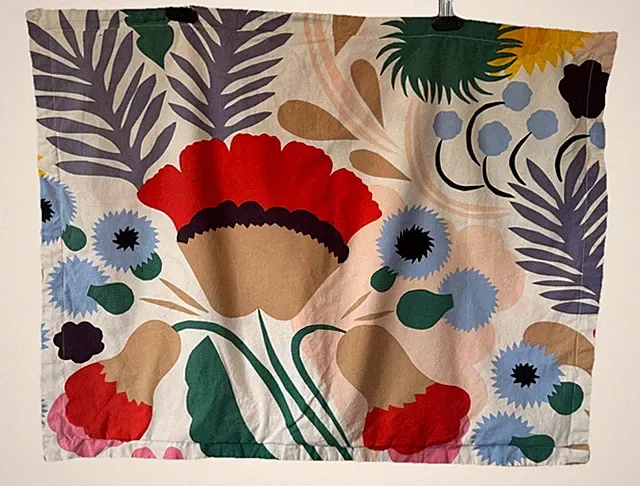 Marimekko Abstract Flower Standard Colorful Pillow Shams 2