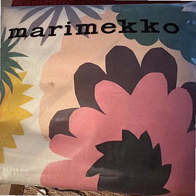 Marimekko King Duvet Cover + 2 King Shams OjakellukkaFloral Cotton New
