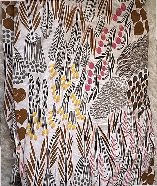 Marimekko Pieni Letto Full/Queen Duvet Cover Earthy Botanical 100% Cotton