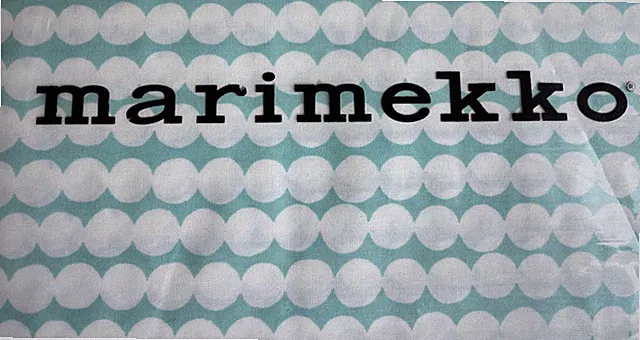 Marimekko~Pikku Rasymatto~QUEEN Sheet Set~100 % cotton~AQUA Blue/white~4pcs~NWT~