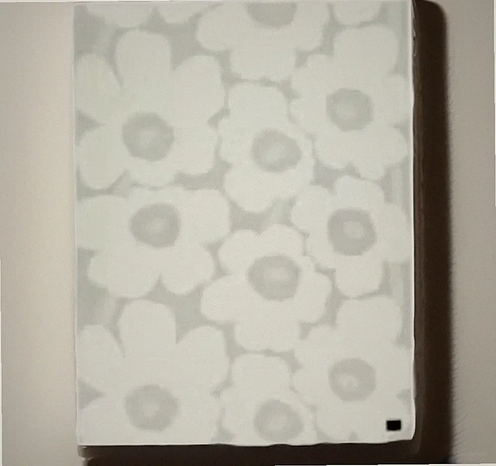 Marimekko Unikko Wool Blanket Gray