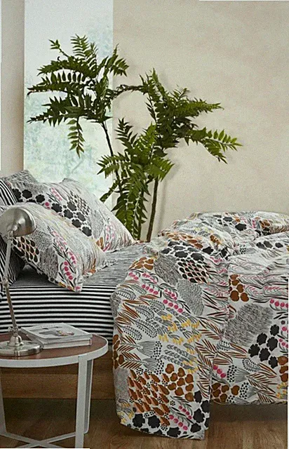 NWT $180 MARIMEKKO Pieni Letto DUVET COVER SET Floral KING