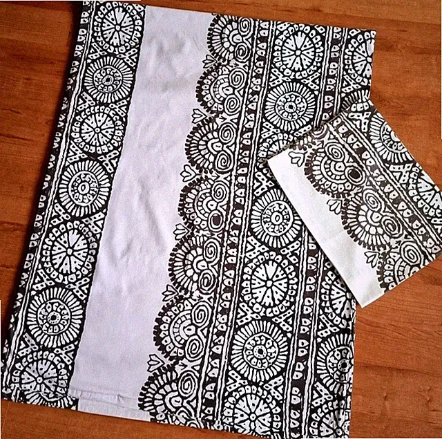 VTG Set MARIMEKKO Duvet Cover 79 x 60 "+ Pillow case 24 x 16"